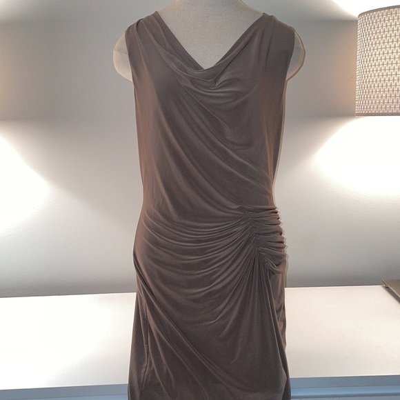 Ann Klein a-lined cinched waist jersey dress - Picture 2 of 5